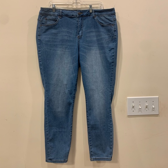 TAHARI Kelly Classic Skinny Jeans, 20W - Picture 3 of 7